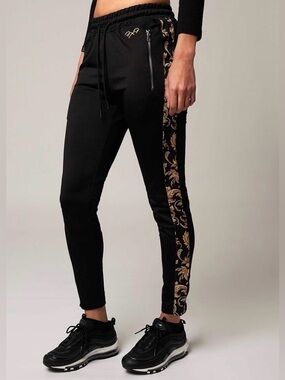 Project X Paris Black Baroque Joggers Size Large